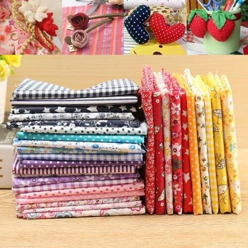 5pcs/lot New 50*50cm Mixed Pattern Cotton Fabric Sewing Quilting Patchwork Crafts