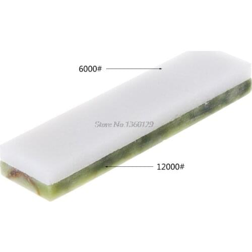 6000/12000# Double Side Knife Smolar Sharpening Pedra Tool Stone Honing Grindstone Whetstone Sharpener Polish Kitchen Tool