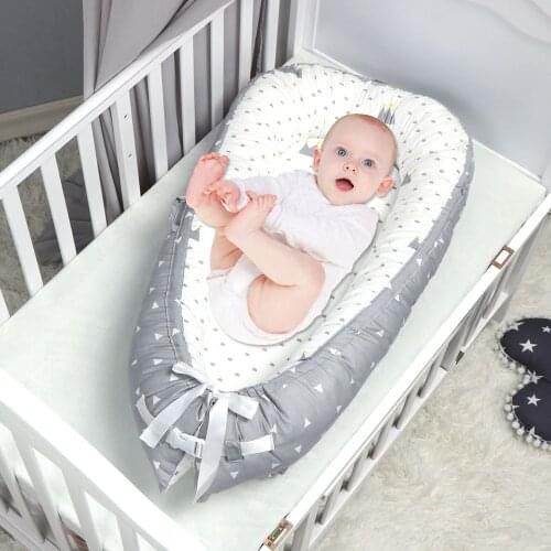 Baby Nest Bed Crib Portable Removable And Washable Crib Travel Bed For Children Special mattress for summer