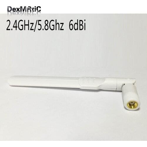 2.4GHz/5.8Ghz Dual Band Antenna 6Bi Omni WIFI aerial RP SMA wireless router #1