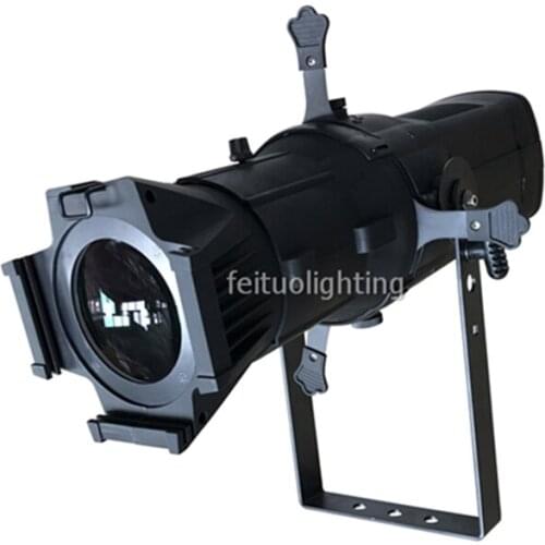 H-12/lot Led Profile Spot Light rgbw 4 in 1 or 2in 1 focus 200/300W cw/ww COB led studio light gobo projector dmx 512