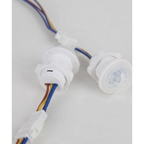 Mini Closet PIR Sensor Detector Smart Switch 110V 220V LED PIR Infrared Motion Sensor Detection Automatic Sensor Light Switch