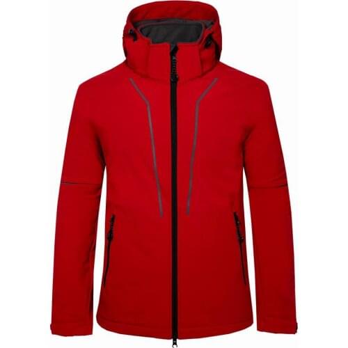 Mens Soft shell jacket Fleece liner thermal coat Outdoor camping & Hiking jacket windproof Waterproof Mountaineering clothes