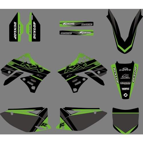 Decal for Kawasaki KX250F KXF250 KX 250F KXF 250 2009 2010 2011 2012 Team Background Graphic Motorcycle Sticker