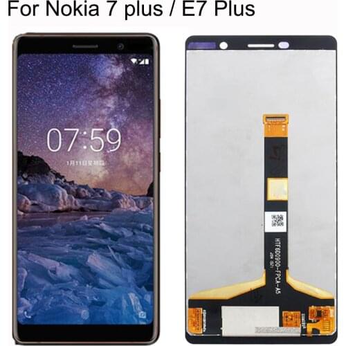 New 6.0" LCD For Nokia 7 plus / E7 Plus TA-1062 TA-1046 TA-1055 LCD Display Touch Screen Digitizer