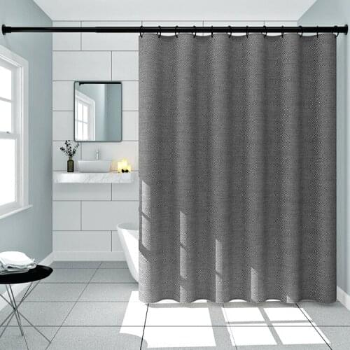 Thicken Waterproof Shower Curtain Anti-mildew Separate Solid Color Shower Curtain Luxury Elegant Rideau Bathroom Decor DI50YL