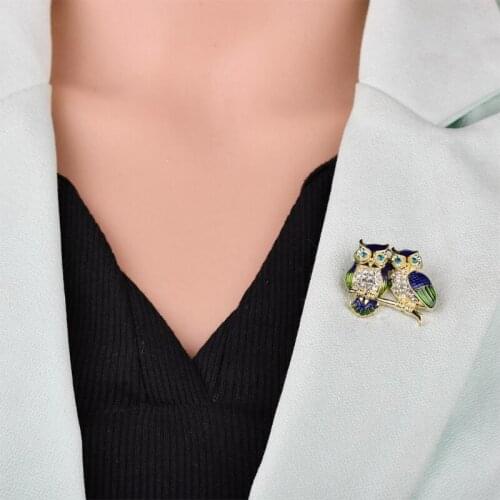 Owl Brooches Women Weddings Brooch Pins Gifts for Clothing Jewelry Accessories