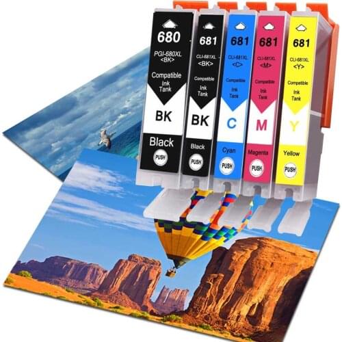 Compatible Ink Cartridges For PGI680 CLI681 PGI-680 CLI-681use for Canon Pixma TR7560 TR8560 TS6160 TS8160 TS9160 etc