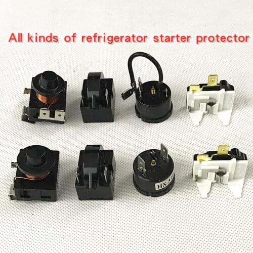 Freezer ice starter heavy hammer starter 1 / 6hp125w compressor PTC refrigerator starter overload protector