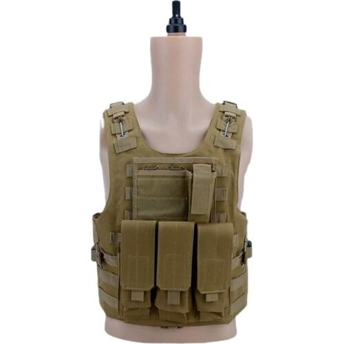 Tactical Vest Military Airsoft Assault Molle Vests Equipment Outdoor Clothing Hunting Camouflage Vest Combat Waistcoat