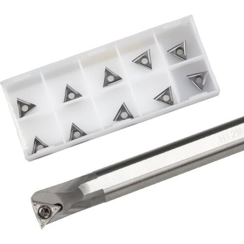 1PCS STUPR/STFPR High speed steel arbor H08K-STUPR09 H16Q-STFPR11 Internal hole Turning Tool TPMT carbide blade lathe tool set
