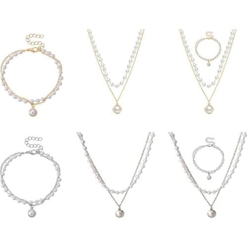 Female Simple Temperament Necklace Fashion Clavicle Chain Neck Jewelry Props Simple Retro Temperament Elegant Chain