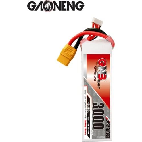 1-2pcs GNB 3000mAh 22.2V 6S 40C/80C Lipo Battery With XT90 Plug For RC Helicopter Quadcopter FPV Racing Drone Parts