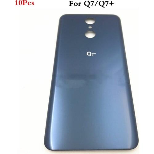 10Pcs/Lot Original For LG Q7 Q7+ Back Battery Cover Rear Door Housing Case With Logo