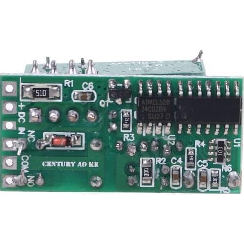 433Mhz Mini Wireless Remote Control Switch 12V 1CH Relay Receiver Module RF LED M5TE