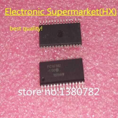 Free Shipping 50pcs/lots PIC16F882-I/SO PIC16F882 SOP-28 New original IC In stock