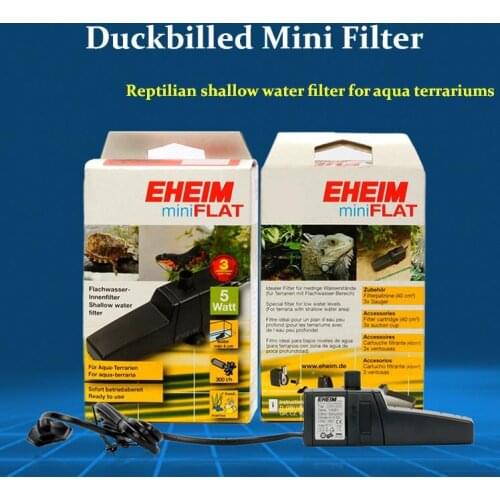 EHEIM 2203 Duckbilled Shallow Water Filter For Aqua Terrariums Indoor Water Filter Reptilia Fortoise Use