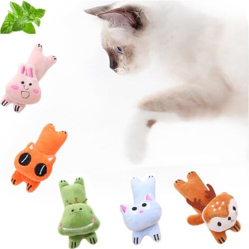 Catnip Plush Toy Cat Grinding Toys Cat Puppy Interactive Chew Toys Funny Pet Supplies Game Playing Products for Puppy Kitten