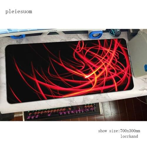 Abstract Red mousepad gamer 700x300mm Natural Rubber gaming mouse pad Kawaii notebook accessories laptop padmouse ergonomic mat