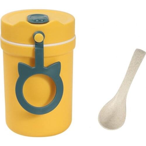 Kitchen Soup Cup Travel Mug Sealed Heat-proof PP Practical Tumbler Insulated Cup for Oats Coffee