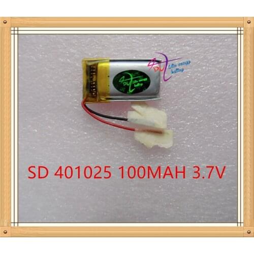Liter energy battery 3.7V polymer lithium battery 401025 Bluetooth headset mouse and keyboard point to read pen 100MAH