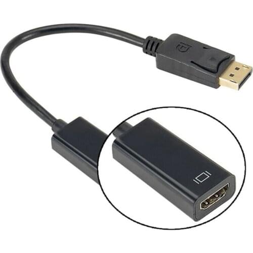 For HP/DELL Laptop PC Male To Female DP To HDMI-compatible Cable Display Port To 1080P HDMI-compatible Adapter Converter