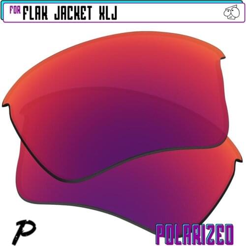 EZReplace Polarized Replacement Lenses for - Oakley Flak Jacket XLJ Sunglasses - Midnight P