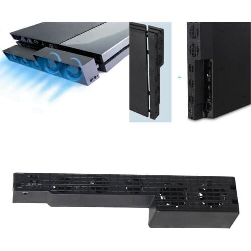 Cooler Cooling Fan For PS4 ProConsole USB External 5Fan Super Turbo Temperature Control For 4 Pro Console