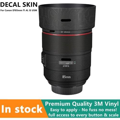 EF85 f1.4 / 85 1.4 Lens Vinyl Wrap Stickers Skin For Canon EF 85mm f/1.4L IS USM Lens Decal Protector Coat Cover Film Skin