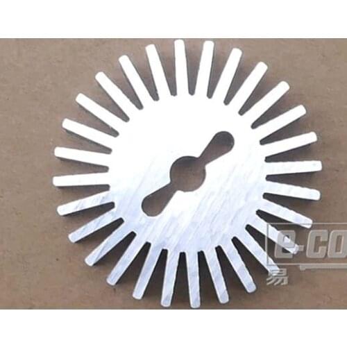 5pcs/lot New LED sunflower radiator 50*6*50mm Circular aluminum heat sink Lamps and lanterns radiator aluminum accessories