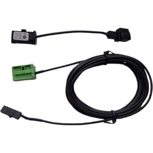 Car Bluetooth phone microphone harness cable for V W RNS315 RNS510 MFD3 Futural X6HF