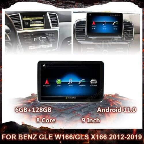 6G 128G Android 10.0 car gps For Mercedes benz ML Class W166 GL X166 2012-2019 navigation radio multimedia player 2DIN Head Unit