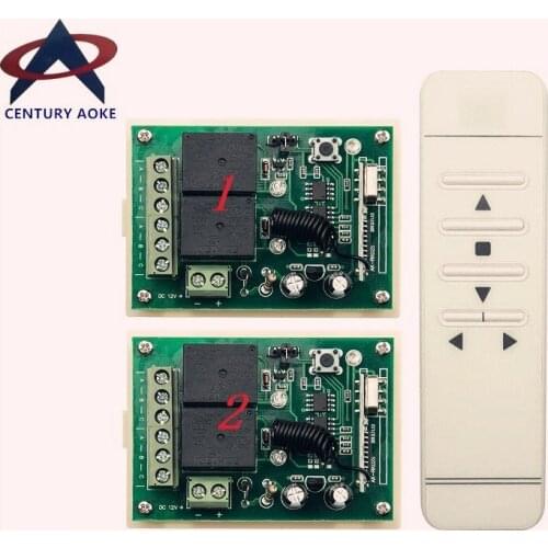 CENTURY AOKE Tubular motor garage door / projection screen / shutters DC12V RF Wireless Remote Control switch