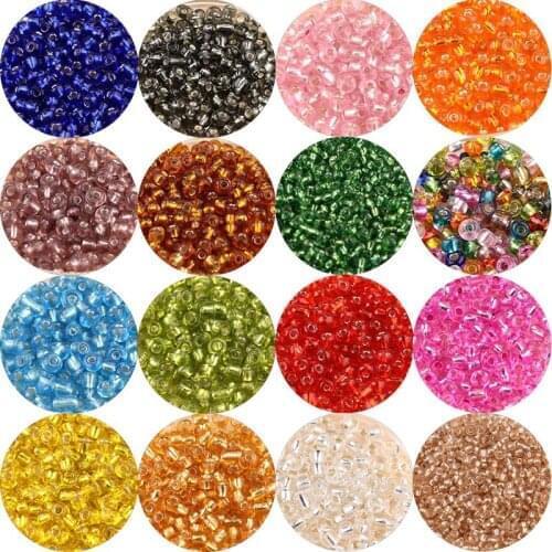 1000pcs/Lot 2/3/4mm Multicolor Charm Czech Glass Seed Beads DIY Bracelet Necklace Beads For Jewelry Making Earrings Accessories