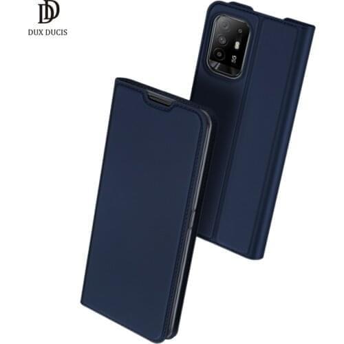 Oppo F19 Pro+ 5G Case DUX DUCIS Skin Pro Series Flip Wallet Leather Case for Oppo F19 Pro Plus 5G Cover Card Slot Accessories
