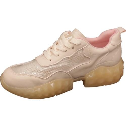 Breathable Causal Fashion Sneakers with Thin Net Surface Transparent Sole Big Kids Girls Boys Running Sport Shoes