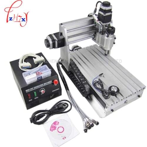 3 Axis 3020Z-DQ CNC milling machine Engraver Cutting Machine CNC 3020 with Ball Screw + 20x 3.175mm 1/8" Tungsten Carbide Cutter