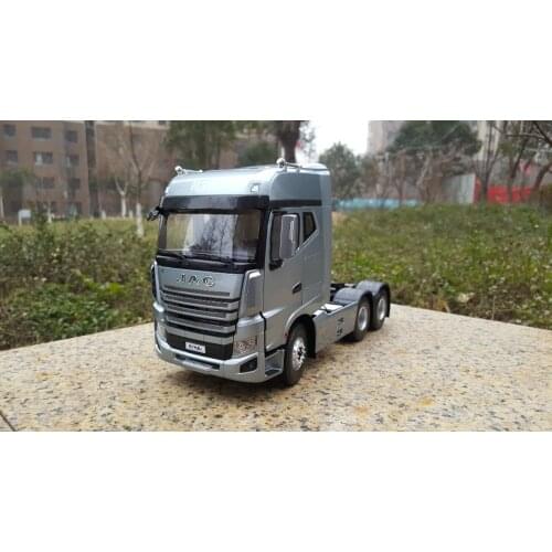 Exquisite,Collectible Alloy Model Gift 1:24 Ratio JAC GALLOP K7 Truck Tractor Trailer Vehicles DieCast Toy Model for Decoration