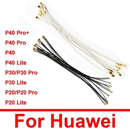 Wifi Coaxial Connector Aerial Flex Ribbon For Huawei P20 P30 P40 Pro P30 Lite P40 Lite P40 Pro+ Antenna Signal Flex Cable Parts