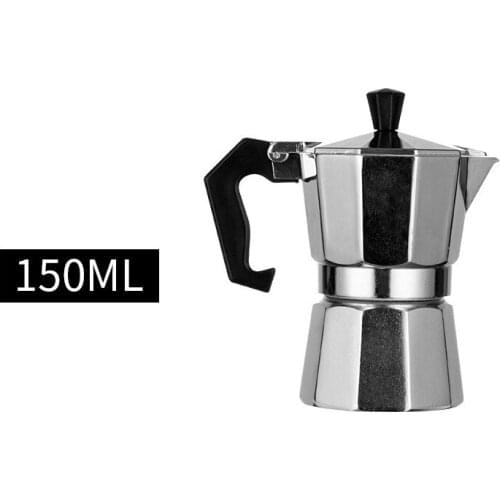 Moka Coffee Pot Aluminum Espresso Maker Easy to Use and Clean Automatic Coffee Machine Household DEC889