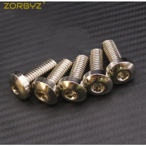 ZORBYZ Motorcycle Rear Brake Disc Screw Bolt Hardware Kit For Harley Touring Sportster XL 1200 883 Dyna FXD 1992-2018
