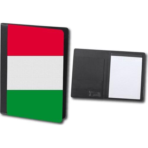 MERCHANDMANIA elegant folder Italy flag tower PIZZA school material child office custom Institute