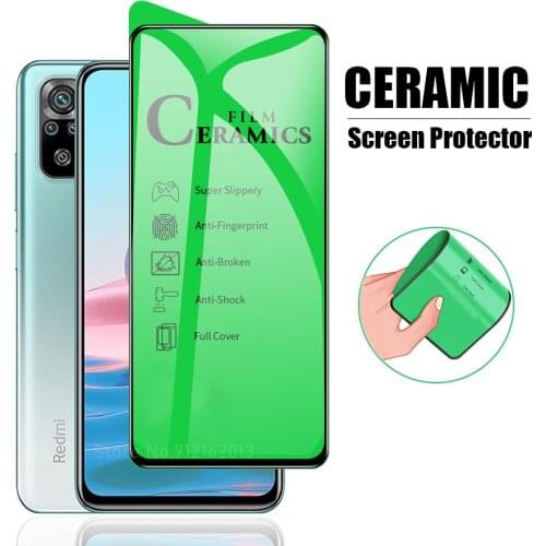 Soft Ceramic Tempered Glass For Xiaomi Mi 10T 9T Poco X3 NFC F2 Pro F3 M3 Redmi Note 10 9 8 7 Pro 9S 9T 9A 9C 8 Screen Protector