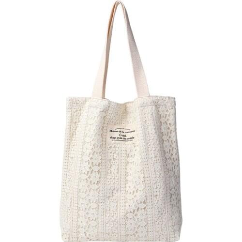 New women bags designer sac de plage lace shoulder bags bolsos de playa canvas tote bag strandtas torba damska handtasche damen