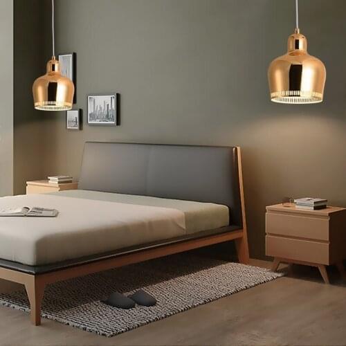 Loft Pendant Lamp Modern Nordic Dining Room Living Room Restaurant Cafe Club Bedroom Bar Hall Pendant Light Bed deco chambre