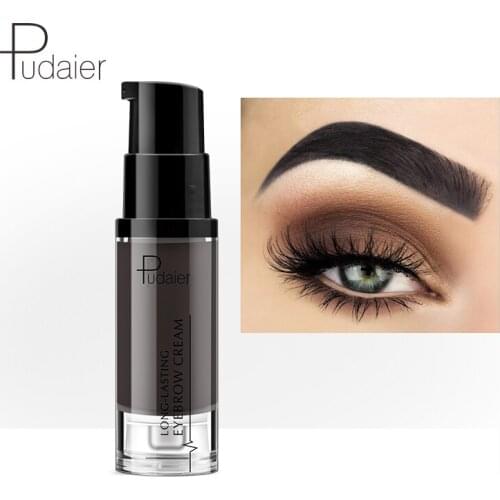 Pudaier 6 Colors EyeBrow Cream Waterproof Long-lasting Cosmetics Makeup Eyebrows pencil EyeBrow Gel professional makeup full