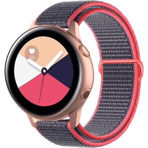 22mm 20mm strap for samsung galaxy watch active 2 46mm 42mm gear S3/S2 Frontier/Classic huawei watch gt 2 amazfit bip band