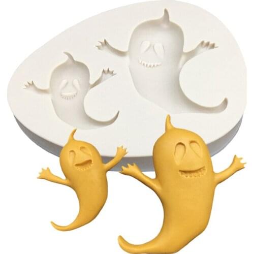 Skull Halloween Silicone Sugarcraft Mold Resin Tools Cupcake Baking Mould Fondant Cake Decorating Tools