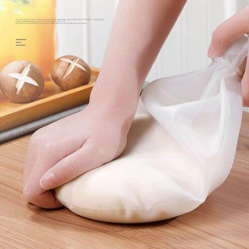 Silicone Kneading Magical Bag Dough Nonstick Flour Mixer Bag Reusable Cooking Pastry Tools For Bread Pastry Pizza Kitchen Tools