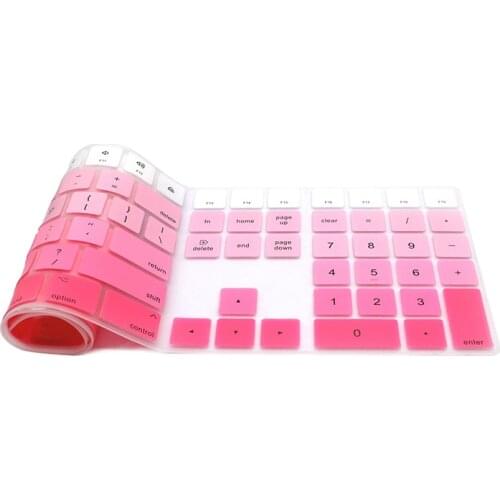 Silicone Keyboard Cover Protector Skin For Apple Magic Keyboard With Numeric Keypad Model A1843 2017 Released Desktop